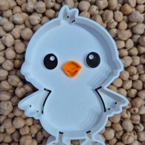 Vulvorm kuiken kleur – pasen sensory play