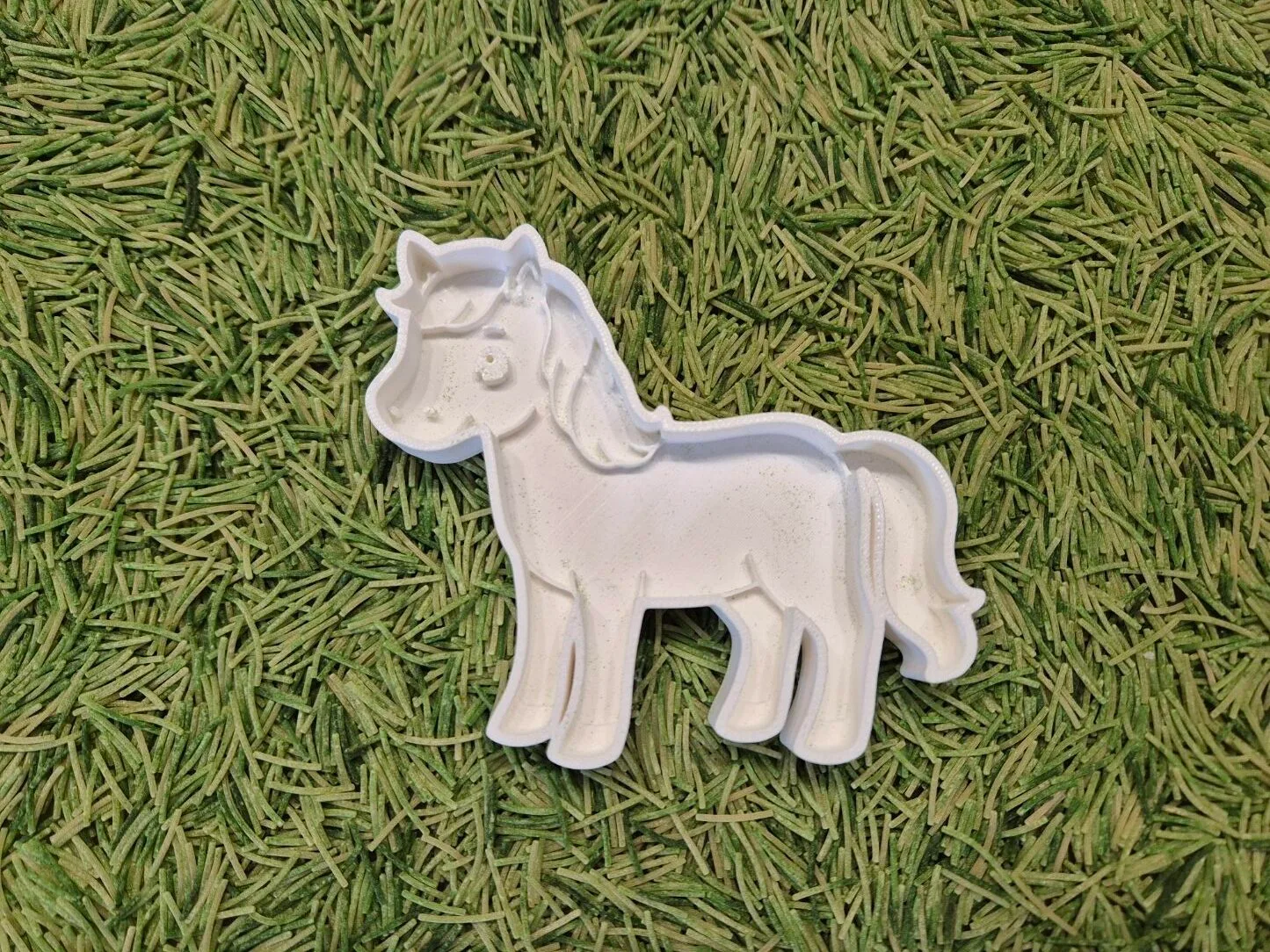 Vulvorm paard wit – boerderij sensory play