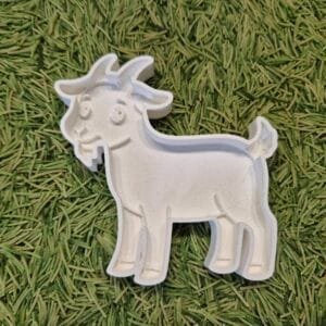 Vulvorm geit wit – boerderij sensory play